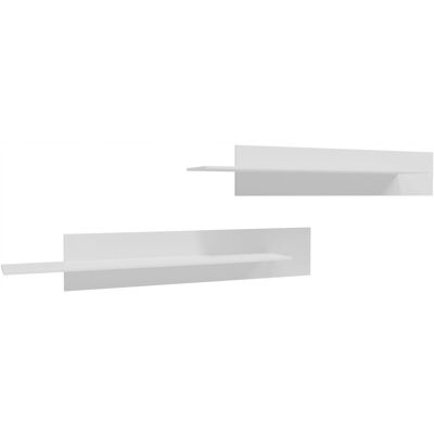 OEM Cr3-point Étagère Suspendue Blanche, Lot De 2 Étagères Murales De 100 Cm - Publicité OEM Cr3-point Étagère Suspendue Blanche, Lot De 2 Étagères Murales De 100 Cm - Publicité