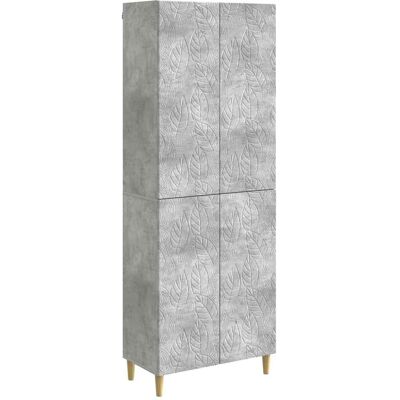 Ensemble De Meubles 2 Pcs Gris Béton Bois D'Ingénierie Vidaxl - Publicité Ensemble De Meubles 2 Pcs Gris Béton Bois D'Ingénierie Vidaxl - Publicité