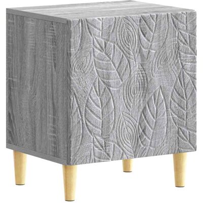 Vidaxl Bedside Table 2 Pcs Grey Sonoma 43 X 34.5 X 50 Cm - Publicité Vidaxl Bedside Table 2 Pcs Grey Sonoma 43 X 34.5 X 50 Cm - Publicité