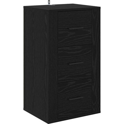 Maison La Vie - Buffet Salon Moderne - Meuble De Rangement - Avec Tiroir Chêne Noir 40 X 33 X 70 Cm Bois D'Ingénierie Bu2252 - Publicité Maison La Vie - Buffet Salon Moderne - Meuble De Rangement - Avec Tiroir Chêne Noir 40 X 33 X 70 Cm Bois D'Ingénierie Bu2252 - Publicité