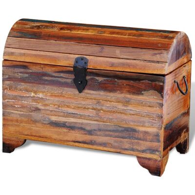 Maison Exclusive - Coffre De Rangement Bois De Récupération Massif - Publicité Maison Exclusive - Coffre De Rangement Bois De Récupération Massif - Publicité