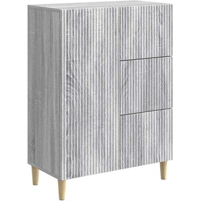 Maison Exclusive - Buffet Sonoma Gris 66 X 34,5 X 90 Cm Bois D'Ingénierie - Publicité Maison Exclusive - Buffet Sonoma Gris 66 X 34,5 X 90 Cm Bois D'Ingénierie - Publicité