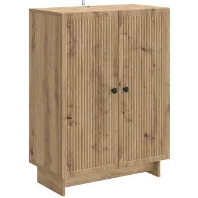 Maison Exclusive - Buffet Chêne Artisanal 66 X 34,5 X 90 Cm Bois D'Ingénierie - Publicité Maison Exclusive - Buffet Chêne Artisanal 66 X 34,5 X 90 Cm Bois D'Ingénierie - Publicité