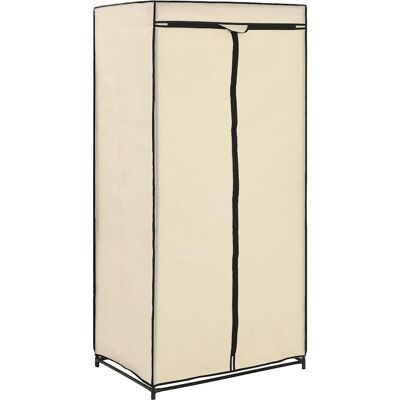 Maison Exclusive - Garde-robe Crème 75x50x160 Cm - Publicité Maison Exclusive - Garde-robe Crème 75x50x160 Cm - Publicité