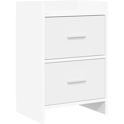 Tables De Chevet Blanc 40 X 30 X 60 Cm Bois D'Ingénierie Vidaxl - Publicité Tables De Chevet Blanc 40 X 30 X 60 Cm Bois D'Ingénierie Vidaxl - Publicité