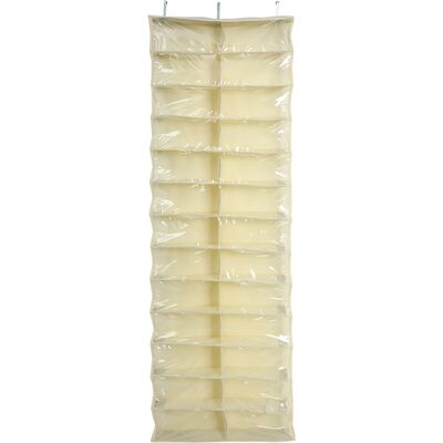 OEM Sac De Rangement Pliable 26 Poches, Organisateur De Chaussures (beige) - Publicité OEM Sac De Rangement Pliable 26 Poches, Organisateur De Chaussures (beige) - Publicité