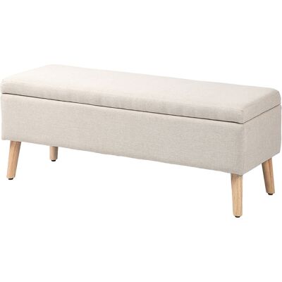 OEM Banc De Rangement, Jusqu'à 220 Kg, Aspect Lin, 110 X 39 X 45 Cm, Beige - Publicité OEM Banc De Rangement, Jusqu'à 220 Kg, Aspect Lin, 110 X 39 X 45 Cm, Beige - Publicité