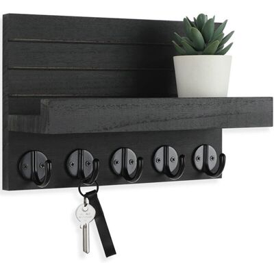 OEM Porte-clés Mural Décoratif Avec Étagère, Doté De Grands Crochets Pour Sacs, Manteaux Et Parapluies – Porte-clés En Bois De Paulownia Avec Matériel De Fixation Inclus.-crezuo - Publicité OEM Porte-clés Mural Décoratif Avec Étagère, Doté De Grands Crochets Pour Sacs, Manteaux Et Parapluies – Porte-clés En Bois De Paulownia Avec Matériel De Fixation Inclus.-crezuo - Publicité