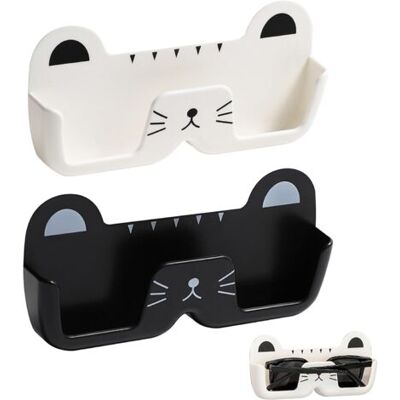 OEM Royaluxe-porte Support Lunette, Rangement Lunette De Soleil Presentoir Lunettes Suspendre Organisateur Boite A Lunettes Chats Porte-lunettes Stockage, 2 Pièces (noir Et Blanc) - Publicité OEM Royaluxe-porte Support Lunette, Rangement Lunette De Soleil Presentoir Lunettes Suspendre Organisateur Boite A Lunettes Chats Porte-lunettes Stockage, 2 Pièces (noir Et Blanc) - Publicité