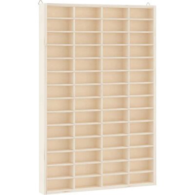 DESIGN IN Vitrine De Collection En Bois Avec 56 Compartiments 40 X 4,5 X 60 Cm - Publicité DESIGN IN Vitrine De Collection En Bois Avec 56 Compartiments 40 X 4,5 X 60 Cm - Publicité