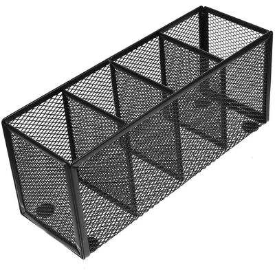LISATR Porte-crayons En Maille Métallique, Organisateur De Bureau, Boîte De Rangement Pour Fournitures De Bureau-22.5x9.5x8cm-black - Publicité LISATR Porte-crayons En Maille Métallique, Organisateur De Bureau, Boîte De Rangement Pour Fournitures De Bureau-22.5x9.5x8cm-black - Publicité