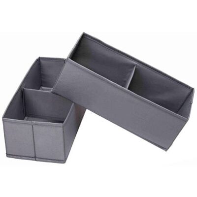 OEM Royaluxe-boîtes De Rangement Pliable Paquet De 2 Pour Adulte, Bacs De Rangement Mignon Panier De Rangement Stockage Containers Organiseur Tiroirs Pour Les Vêtements, Jouets, Bureau, 13x28x10cm - Publicité OEM Royaluxe-boîtes De Rangement Pliable Paquet De 2 Pour Adulte, Bacs De Rangement Mignon Panier De Rangement Stockage Containers Organiseur Tiroirs Pour Les Vêtements, Jouets, Bureau, 13x28x10cm - Publicité