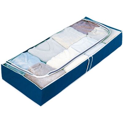 OEM Commode De Rangement Sous Le Lit 103x45x16cm – Matériau Vlies – Couleur Bleu – Pour Optimiser L'Espace De Stockage - Publicité OEM Commode De Rangement Sous Le Lit 103x45x16cm – Matériau Vlies – Couleur Bleu – Pour Optimiser L'Espace De Stockage - Publicité