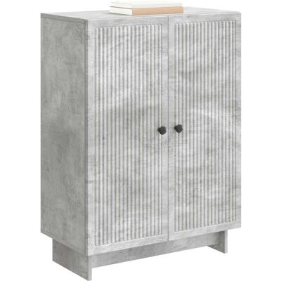 Maison La Vie - Buffet Salon Moderne - Meuble De Rangement - Gris Béton 66 X 34,5 X 90 Cm Bois D'Ingénierie Bu4466 - Publicité Maison La Vie - Buffet Salon Moderne - Meuble De Rangement - Gris Béton 66 X 34,5 X 90 Cm Bois D'Ingénierie Bu4466 - Publicité