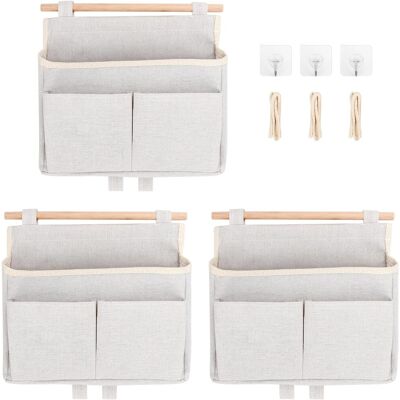 OC-PRO 3 Pièces Organiseur Suspendu, Organisateur Mural, Organisateur De Porte, Rangement En Lin Pour La Maison, Bureau, Salle De Bain, Chambre D'Enfant (beige) - Publicité OC-PRO 3 Pièces Organiseur Suspendu, Organisateur Mural, Organisateur De Porte, Rangement En Lin Pour La Maison, Bureau, Salle De Bain, Chambre D'Enfant (beige) - Publicité