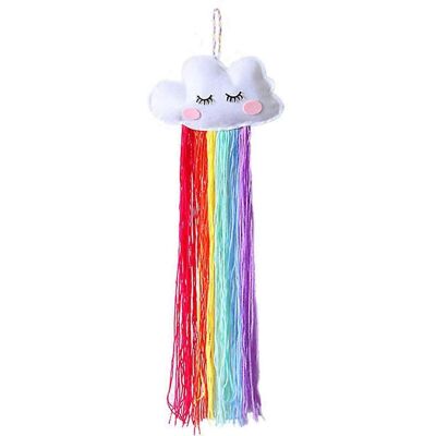 ALLAUVE Organisateur De Rangement Pour Pinces À Cheveux Nuage, Porte-barrettes À Cheveux, Décoration Murale Suspendue Pour Chambre De Bébé Fille, Accessoires Pour Cheveux - Publicité ALLAUVE Organisateur De Rangement Pour Pinces À Cheveux Nuage, Porte-barrettes À Cheveux, Décoration Murale Suspendue Pour Chambre De Bébé Fille, Accessoires Pour Cheveux - Publicité