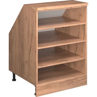 Meuble Sous Pente Rion, Chêne De Force Doré, 60x81.8cm 4 Compartiments, 60 Cm De Profondeur, Vicco - Publicité Meuble Sous Pente Rion, Chêne De Force Doré, 60x81.8cm 4 Compartiments, 60 Cm De Profondeur, Vicco - Publicité
