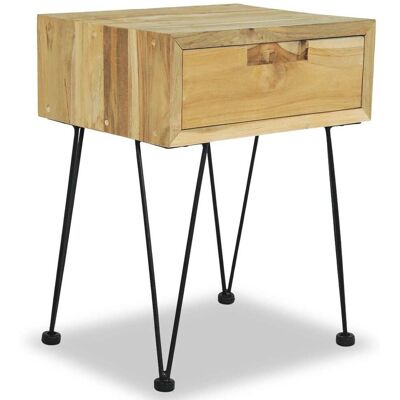 Maison Exclusive - Table De Chevet 40x30x50 Cm Teck - Publicité Maison Exclusive - Table De Chevet 40x30x50 Cm Teck - Publicité