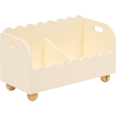 Coffre De Rangement 2 Compartiments "bouli" Beige Atmosphera For Kids - - - Publicité Coffre De Rangement 2 Compartiments "bouli" Beige Atmosphera For Kids - - - Publicité