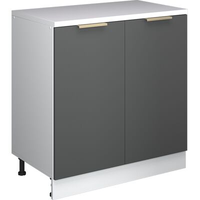 Armoire D'Extension Rion, Anthracite-or/blanc, 80x46cm Sans Pente Avec 2 Portes, Vicco - Publicité Armoire D'Extension Rion, Anthracite-or/blanc, 80x46cm Sans Pente Avec 2 Portes, Vicco - Publicité