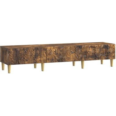 Meuble Tv 147 X 34,5 X 30 Cm Chêne Fumé Bois D'Ingénierie Vidaxl - Publicité Meuble Tv 147 X 34,5 X 30 Cm Chêne Fumé Bois D'Ingénierie Vidaxl - Publicité