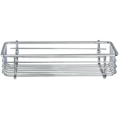 OEM Etagère Murale Salle De Bain Droite Milano – Fixation Murale – Acier Et Plastique – Dimensions 25x6x12 Cm – Finition Chromée - Publicité OEM Etagère Murale Salle De Bain Droite Milano – Fixation Murale – Acier Et Plastique – Dimensions 25x6x12 Cm – Finition Chromée - Publicité