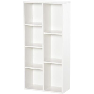 OEM Étagère En Bois Homcom Avec 7 Compartiments De Rangement Pour Plantes Et Dossiers, Idéale Pour Le Salon, La Chambre Ou Le Bureau, 50 X 24 X 106 Cm, Blanche. Publicité OEM Étagère En Bois Homcom Avec 7 Compartiments De Rangement Pour Plantes Et Dossiers, Idéale Pour Le Salon, La Chambre Ou Le Bureau, 50 X 24 X 106 Cm, Blanche. Publicité