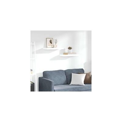 OEM Étagères Flottantes, Lot De 2, Blanc Brillant, 50 X 23 X 3,8 Cm, Mdf-crezuo - Publicité OEM Étagères Flottantes, Lot De 2, Blanc Brillant, 50 X 23 X 3,8 Cm, Mdf-crezuo - Publicité