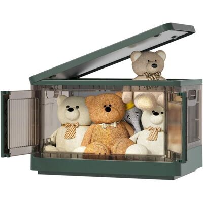 Melissa Ersandy – Boîte De Rangement Plastique 32l – Pliable Avec Couvercle Et 4 Roulettes – Empilable Pour Vêtements Et Jouets – Dimensions 49x31x30cm - Publicité Melissa Ersandy – Boîte De Rangement Plastique 32l – Pliable Avec Couvercle Et 4 Roulettes – Empilable Pour Vêtements Et Jouets – Dimensions 49x31x30cm - Publicité