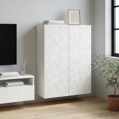 Armoire Murale Blanc 66 X 34,5 X 90 Cm Bois D'Ingénierie Vidaxl - Publicité Armoire Murale Blanc 66 X 34,5 X 90 Cm Bois D'Ingénierie Vidaxl - Publicité