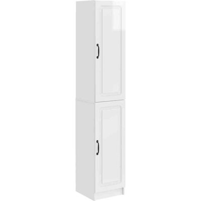 Ensemble De Meubles 2 Pcs Blanc Brillant Bois D'Ingénierie Vidaxl - Publicité Ensemble De Meubles 2 Pcs Blanc Brillant Bois D'Ingénierie Vidaxl - Publicité