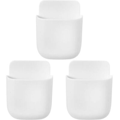 Barkbustersorganisateur De Support De Télécommande 3 Pièces Organisateur Mural Organisateur Multimédia Boîte De Rangement Pour Télécommande Tv(blanc) - Publicité Barkbustersorganisateur De Support De Télécommande 3 Pièces Organisateur Mural Organisateur Multimédia Boîte De Rangement Pour Télécommande Tv(blanc) - Publicité
