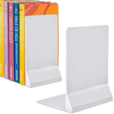 OEM Serre Livre Original Cale Livre Pliable Presse Livre Serre Livres Serre-livre Cale Livre Etagere Bloc Livre Pour Étagère Bloque Livre Pour La Bibliothèque De La Maison(1 Paire,blanc) - Publicité OEM Serre Livre Original Cale Livre Pliable Presse Livre Serre Livres Serre-livre Cale Livre Etagere Bloc Livre Pour Étagère Bloque Livre Pour La Bibliothèque De La Maison(1 Paire,blanc) - Publicité