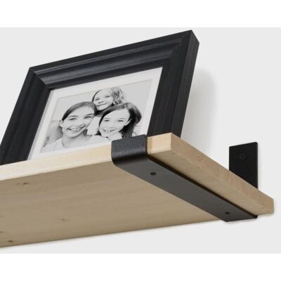 FANGMEDIA Support En Acier Époxy Noir, Support De Cloison Mural, Cadre De Support Porteur, Support D'Étagère, Support En L, Hauteur 10,3 X Profondeur 25,4 Cm - Publicité FANGMEDIA Support En Acier Époxy Noir, Support De Cloison Mural, Cadre De Support Porteur, Support D'Étagère, Support En L, Hauteur 10,3 X Profondeur 25,4 Cm - Publicité