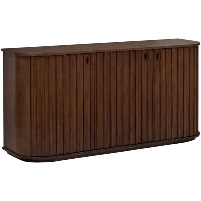 PEGANE Buffet 3 Portes En Bois D'Acacia Coloris Marron - Longueur 160 X Profondeur 45 X Hauteur 78 Cm - Publicité PEGANE Buffet 3 Portes En Bois D'Acacia Coloris Marron - Longueur 160 X Profondeur 45 X Hauteur 78 Cm - Publicité