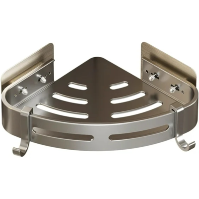 OEM Étagère D'Angle En Aluminium Pour Salle De Bain Et Cuisine, Panier De Rangement Mural Sans Perçage, Étagère De Rangement Pour Salle De Bain - Publicité OEM Étagère D'Angle En Aluminium Pour Salle De Bain Et Cuisine, Panier De Rangement Mural Sans Perçage, Étagère De Rangement Pour Salle De Bain - Publicité