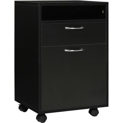 ACKERMAN Chariot À Tiroirs Armoire À Dossiers Noir 40x35x60cm Avec Tiroir Pour Bureau Et Télétravail, Gain De Place Et Fonctionnel - Publicité ACKERMAN Chariot À Tiroirs Armoire À Dossiers Noir 40x35x60cm Avec Tiroir Pour Bureau Et Télétravail, Gain De Place Et Fonctionnel - Publicité