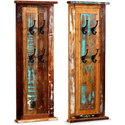 DESIGN IN Porte-manteau 2 Pcs Bois De Récupération Massif 38x100 Cm - Publicité DESIGN IN Porte-manteau 2 Pcs Bois De Récupération Massif 38x100 Cm - Publicité