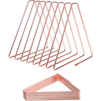 JSSEVN Cale Livre En Métal, Porte-revues Porte-disques, Porte Magazine Metal, Pour Livres Et Documents Dans Études, Chambres Et Bureaux (or Rose) - Publicité JSSEVN Cale Livre En Métal, Porte-revues Porte-disques, Porte Magazine Metal, Pour Livres Et Documents Dans Études, Chambres Et Bureaux (or Rose) - Publicité