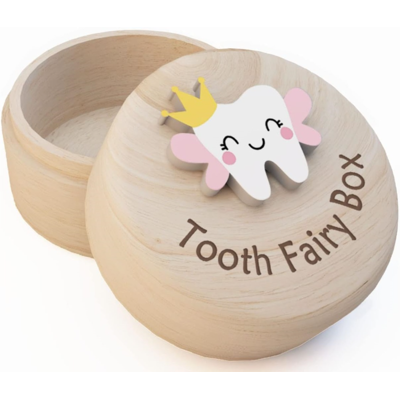 KAJFJAD Boîte À Dents En Bois Pour Enfants, Avec Flacon Transparent Pour Ranger Les Dents De Lait Perdues, Joli Cadeau Souvenir De La Fée Des Dents, Couleur Bois Naturel - Publicité KAJFJAD Boîte À Dents En Bois Pour Enfants, Avec Flacon Transparent Pour Ranger Les Dents De Lait Perdues, Joli Cadeau Souvenir De La Fée Des Dents, Couleur Bois Naturel - Publicité