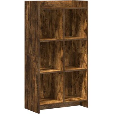 Bibliothèque Chêne Fumé 59 X 30 X 111 Cm Bois D'Ingénierie Vidaxl - Publicité Bibliothèque Chêne Fumé 59 X 30 X 111 Cm Bois D'Ingénierie Vidaxl - Publicité