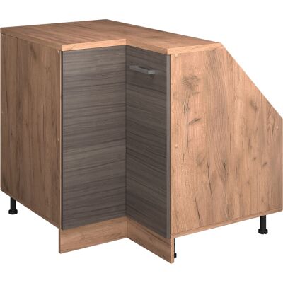 Meuble De Rangement Sous Pente Armoire D'Angle Rion, Gris Noble, 75.6x81.6cm 1 Porte, 60 Cm De Profondeur, Vicco - Publicité Meuble De Rangement Sous Pente Armoire D'Angle Rion, Gris Noble, 75.6x81.6cm 1 Porte, 60 Cm De Profondeur, Vicco - Publicité