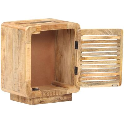Maison Exclusive - Table De Chevet 40x30x50 Cm Bois De Manguier Brut - Publicité Maison Exclusive - Table De Chevet 40x30x50 Cm Bois De Manguier Brut - Publicité