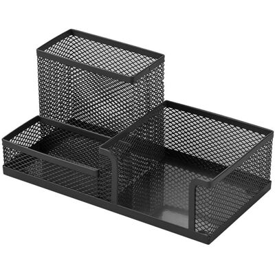 OEM Organiseur De Bureau Multifonctionnel À 3 Compartiments, Porte-stylos En Métal Ajouré, Boîte De Rangement Pour Fournitures De Bureau À Domicile Ou Au Bureau - Publicité OEM Organiseur De Bureau Multifonctionnel À 3 Compartiments, Porte-stylos En Métal Ajouré, Boîte De Rangement Pour Fournitures De Bureau À Domicile Ou Au Bureau - Publicité