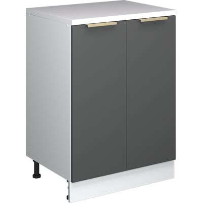 Armoire D'Extension Rion, Anthracite-or/blanc, 60x46cm Sans Pente Avec 2 Portes, Vicco - Publicité Armoire D'Extension Rion, Anthracite-or/blanc, 60x46cm Sans Pente Avec 2 Portes, Vicco - Publicité