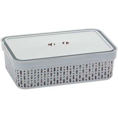OEM Morsetta Panier En Plastique Avec Couvercle Gris Clair -jag - Publicité OEM Morsetta Panier En Plastique Avec Couvercle Gris Clair -jag - Publicité