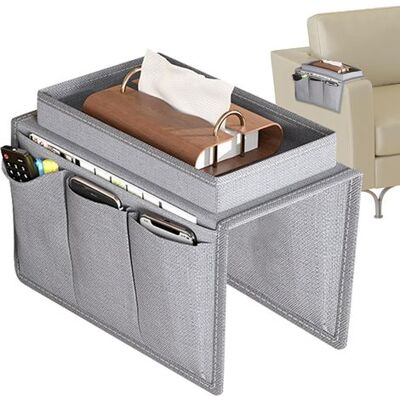 OEM Organisateur D'Accoudoir - Sac De Rangement Antidérapant Pour Canapé Avec Support Pour Télécommande, Plateau Pour Téléphone Et Porte-livres - Publicité OEM Organisateur D'Accoudoir - Sac De Rangement Antidérapant Pour Canapé Avec Support Pour Télécommande, Plateau Pour Téléphone Et Porte-livres - Publicité