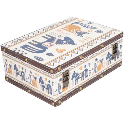 MRTRS Boîte À Bijoux En Bois De Style Britannique, En Cuir Pu Imperméable, Boîte De Rangement Pour Bijoux En Bois Durable Et Polyvalente - Publicité MRTRS Boîte À Bijoux En Bois De Style Britannique, En Cuir Pu Imperméable, Boîte De Rangement Pour Bijoux En Bois Durable Et Polyvalente - Publicité