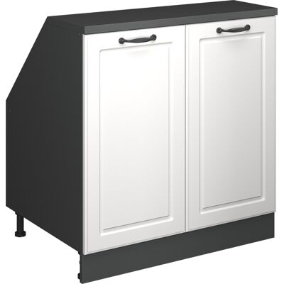 Meuble De Rangement Sous Pente Rion, Blanc Campagne, 80x81.6cm 2 Portes, 60 Cm De Profondeur, Vicco - Publicité Meuble De Rangement Sous Pente Rion, Blanc Campagne, 80x81.6cm 2 Portes, 60 Cm De Profondeur, Vicco - Publicité