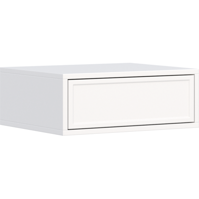 Selsey Velveto - Table De Chevet Suspendue Avec Tiroir – 50 Cm – Blanc - Publicité Selsey Velveto - Table De Chevet Suspendue Avec Tiroir – 50 Cm – Blanc - Publicité